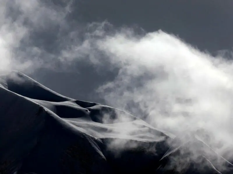 Neuschnee in den Alpen