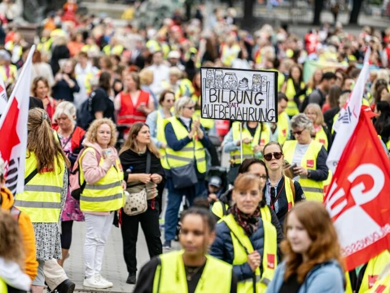 GEW und Verdi rufen zu eintägigem Warnstreik auf