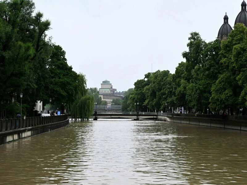 Hochwasser in Bayern - München