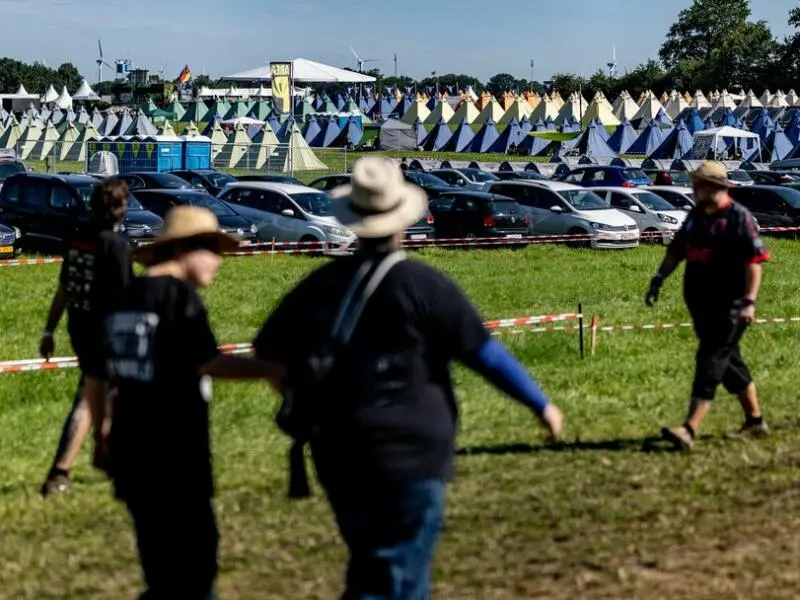 Wacken bereitet sich auf das Festival vor