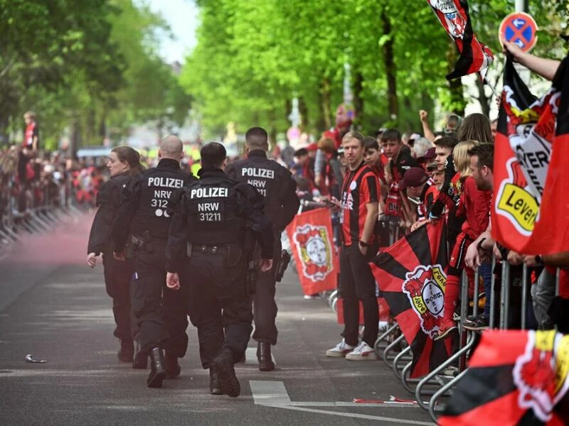 Polizeieinsatz in der Bundesliga