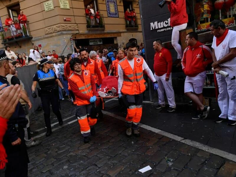 Sanfermín-Fest in Pamplona