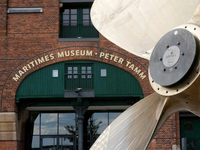 Eingang zum Internationalen Maritimen Museum Hamburg