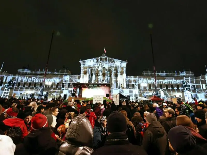 Demonstration Wien