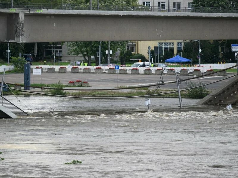 Hochwasser in Sachsen - Dresden