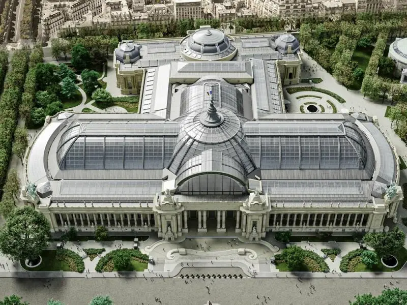 3D-Animation des Grand Palais Paris nach Restaurierung