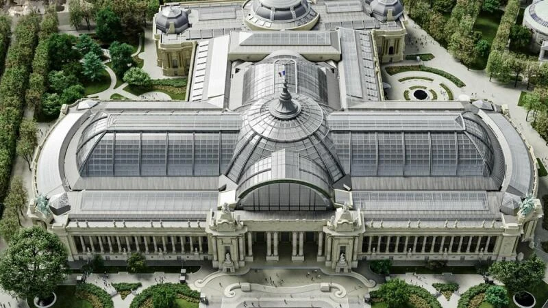 3D-Animation des Grand Palais Paris nach Restaurierung