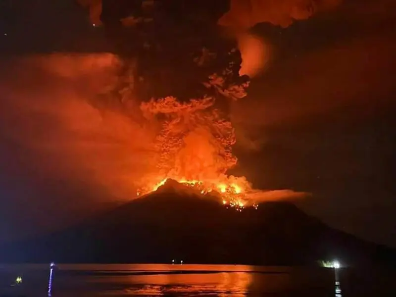 Vulkanausbruch in Indonesien