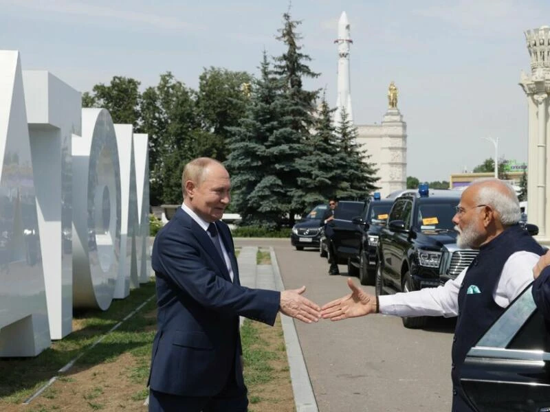 Indiens Premierminister Modi in Moskau