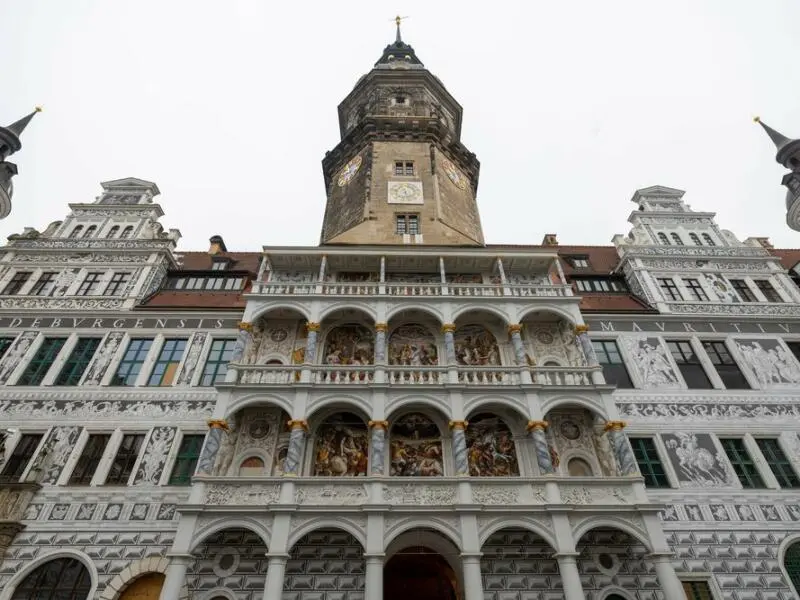 Dresdner Residenzschloss wieder mit Renaissance-Loggia