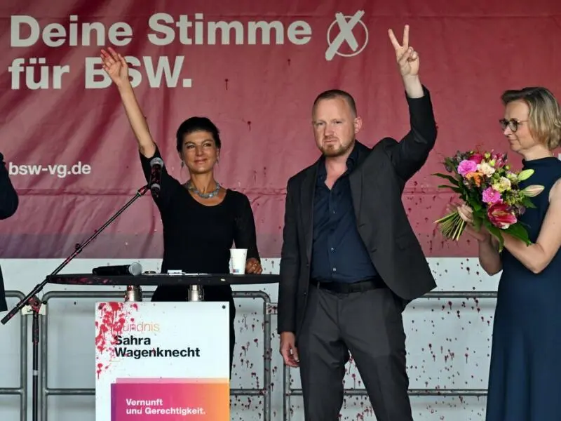 Thüringen Wahlkampf BSW