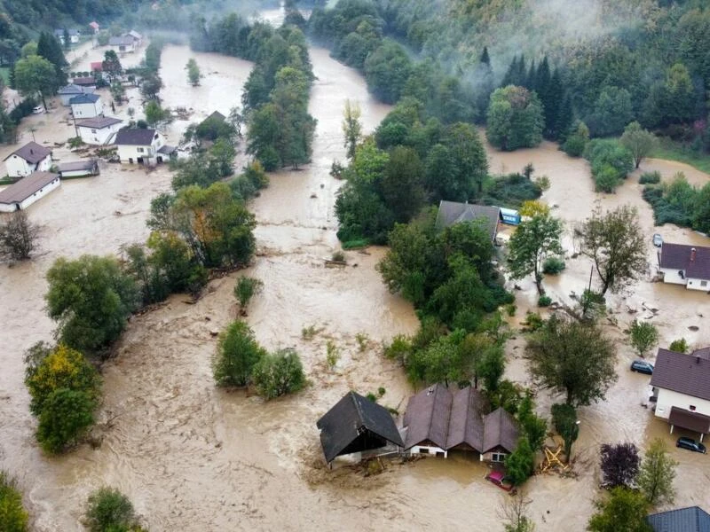 Hochwasser in Bosnien-Herzegowina