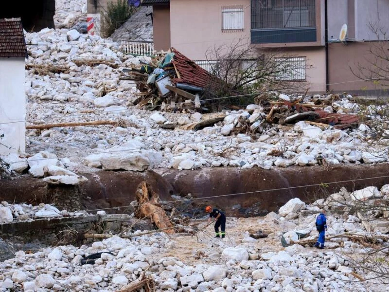 Hochwasser in Bosnien-Herzegowina