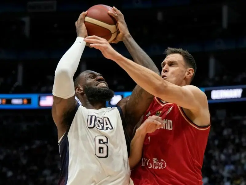 Basketball: Länderspiel  USA - Deutschland