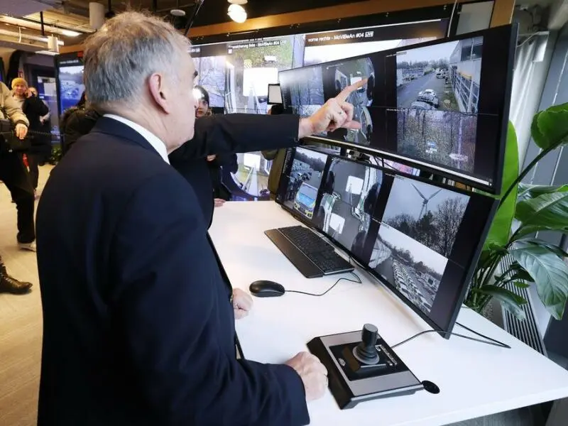 Vorstellung neue mobile Videobeobachtungsanlagen der Polizei