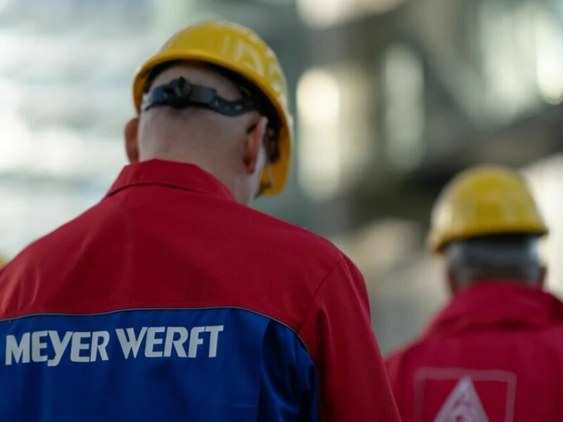 Betriebsversammlung der Meyer Werft