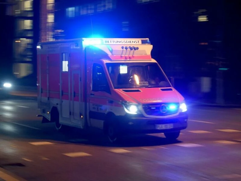 Rettungswagen im Einsatz