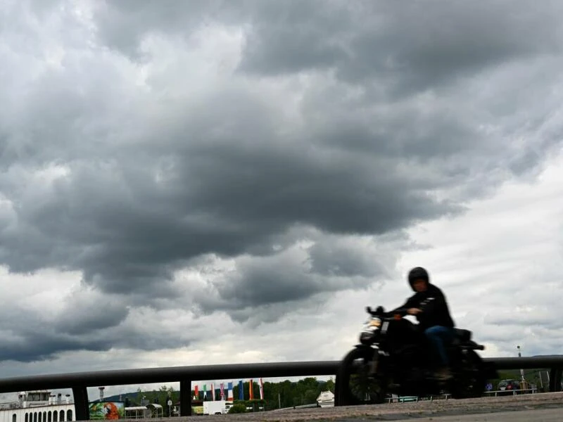 Regenwolken über Ingelheim - Wetter