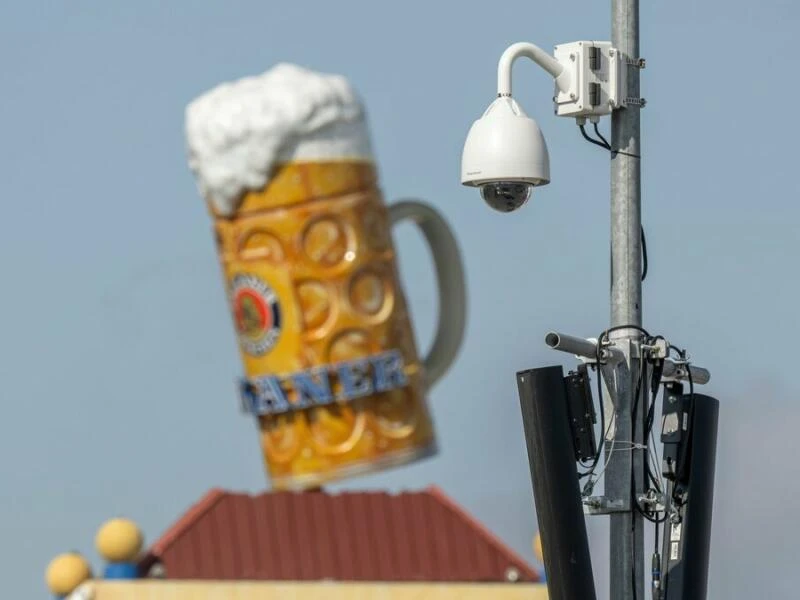 Aufbau Oktoberfest