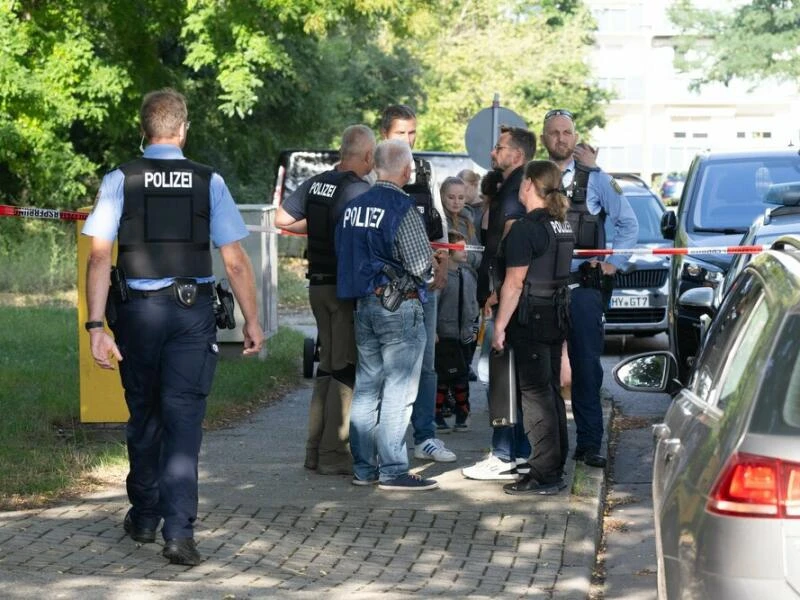 Polizeieinsatz in Hoyerswerda