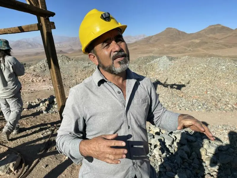 Minenarbeiter Fidel Arcancibia bei Inca de Oro