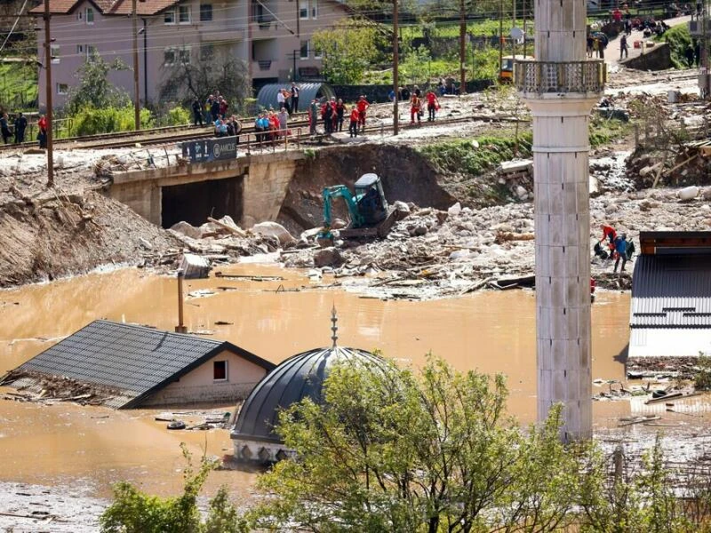 Hochwasser in Bosnien-Herzegowina