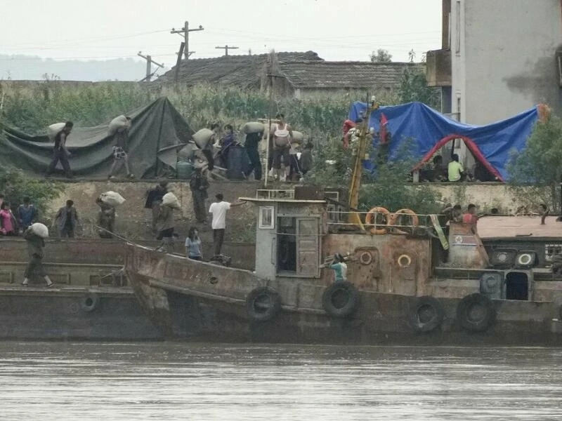 Nach schweren Regenfälle in Nordkorea