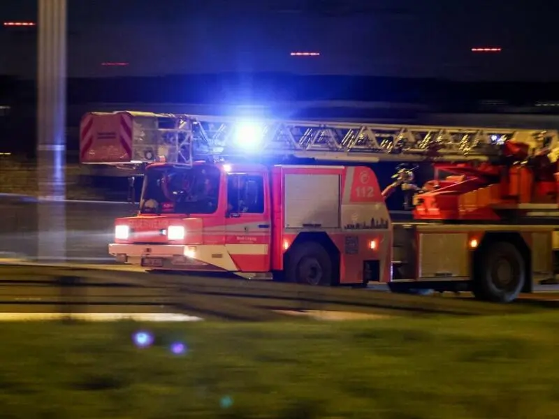 Feuerwehreinsatz in Leipzig