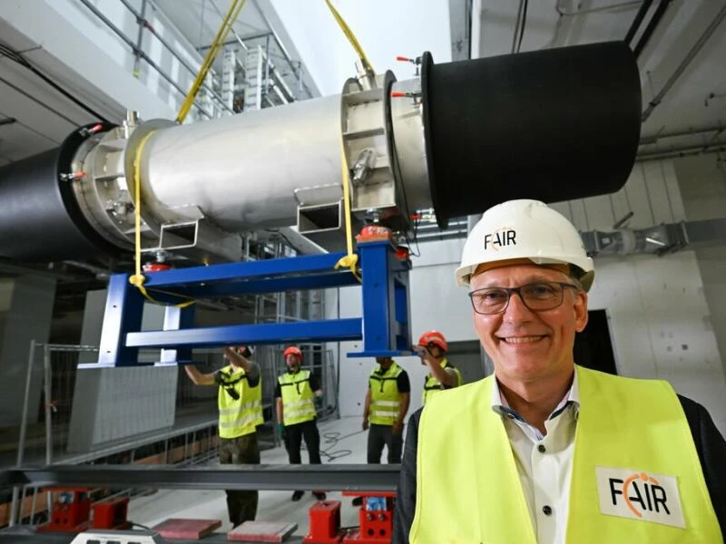 Baustelle Teilchenbeschleuniger «Fair» in Darmstadt