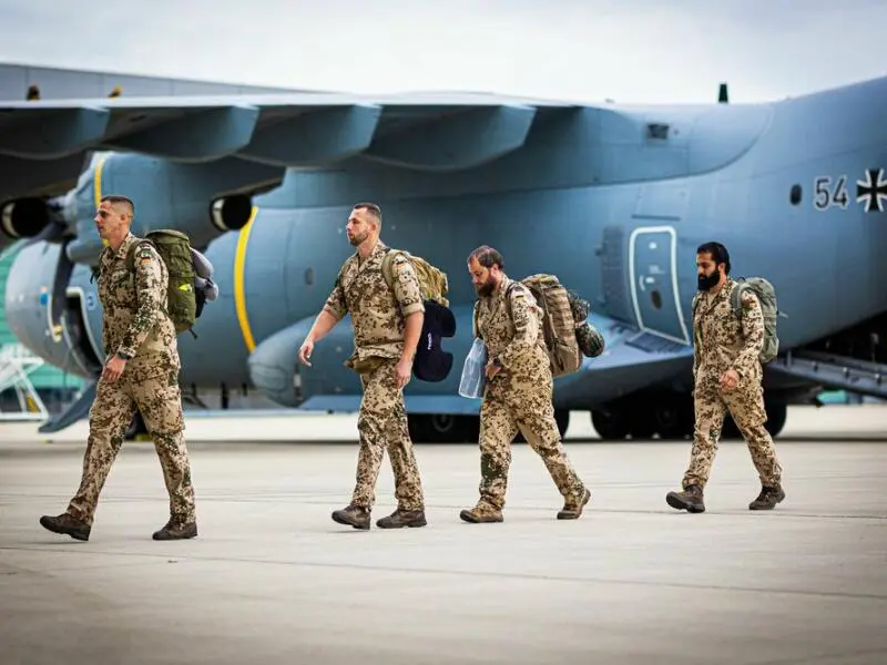 Rückkehr deutscher Soldaten aus dem Niger