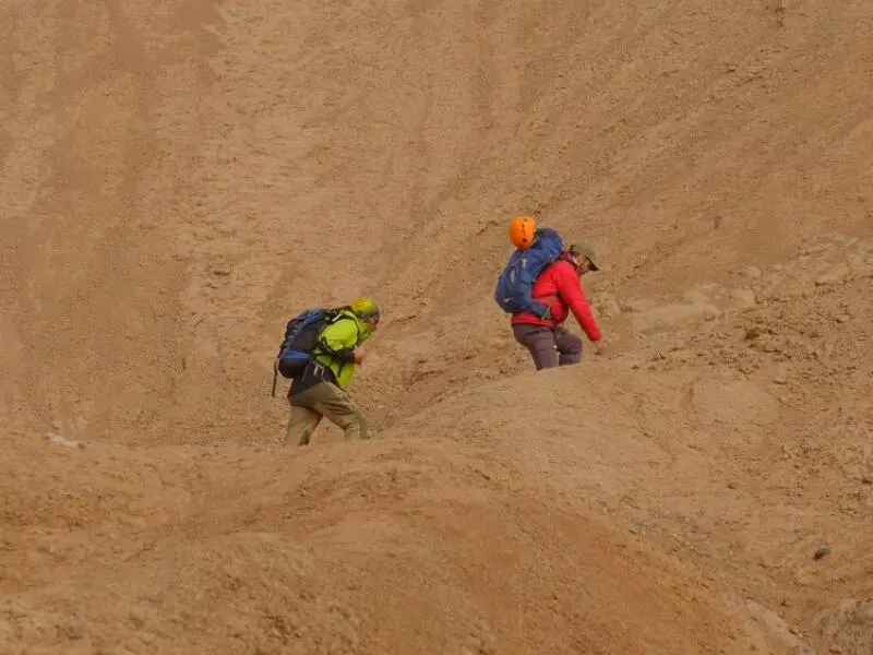 Rettungskräfte auf dem Cerro de las Tres Marías