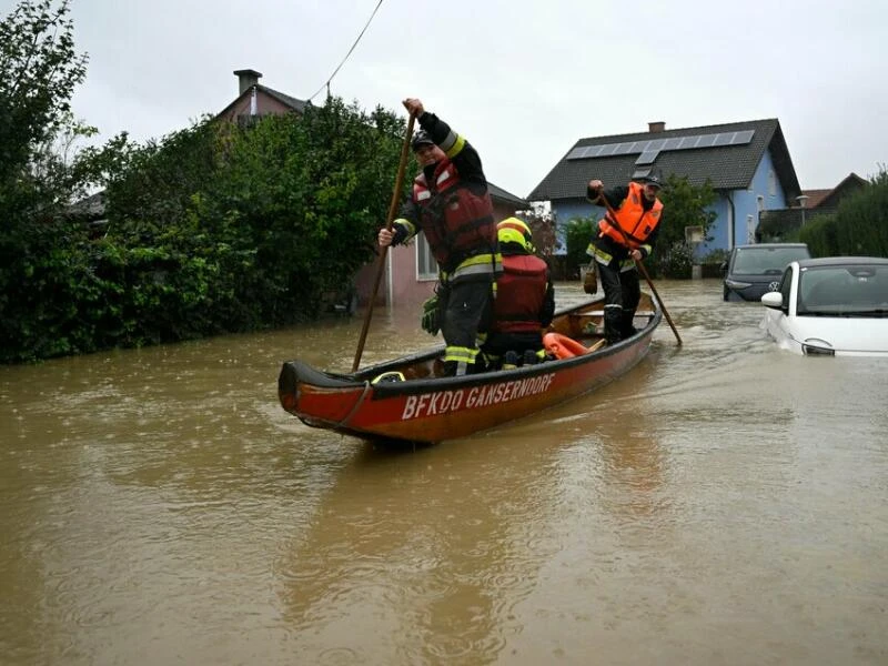 Hochwasser in Österreich