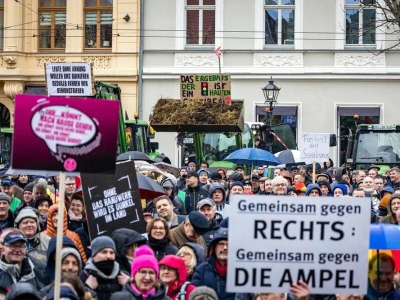 Demonstration Mittelstandsinitiative Brandenburg