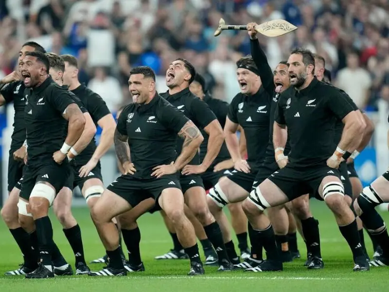 Haka von Neuseelands Rugby-Nationalmannschaft