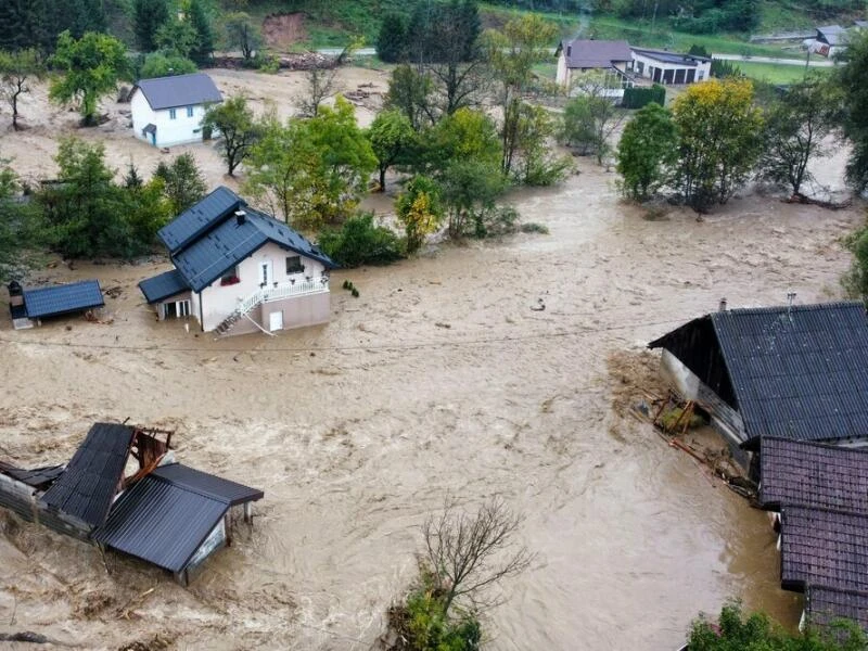 Hochwasser in Bosnien-Herzegowina