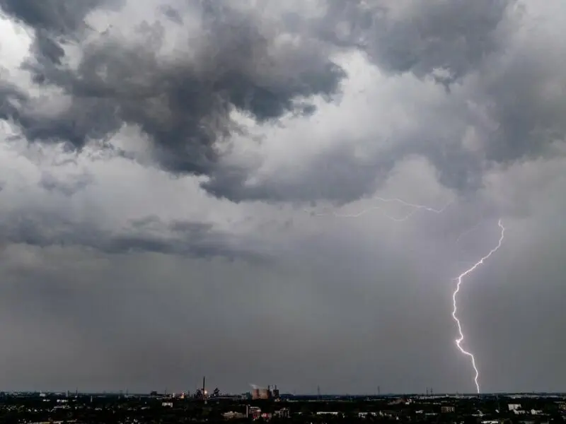 Gewitter in Duisburg