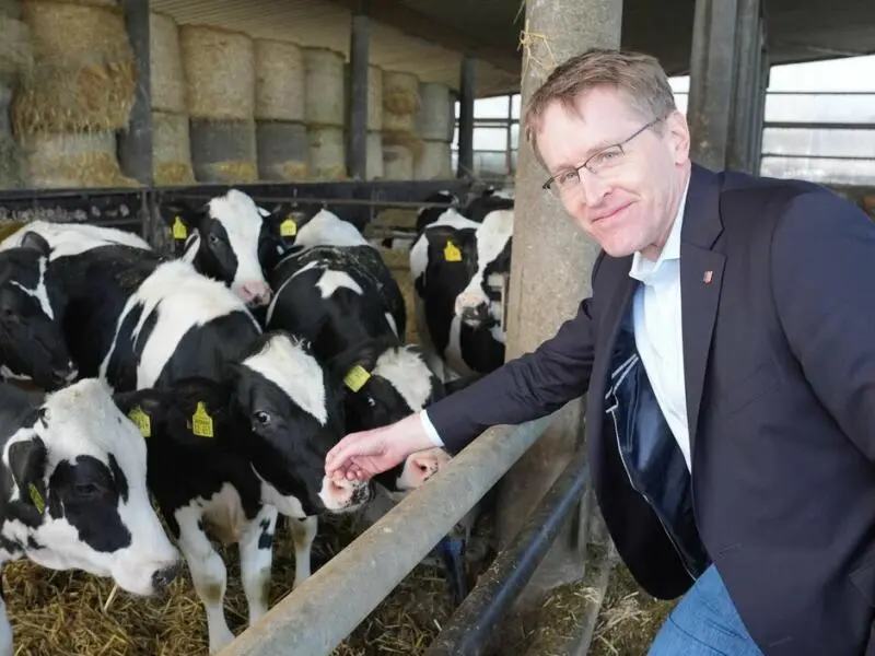 Hofbesuch von Ministerpräsident Günther beim Bauernpräsidenten