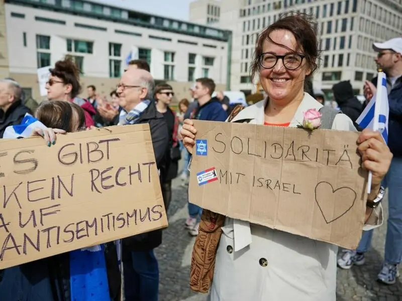 Solidaritätsdemonstration in Berlin