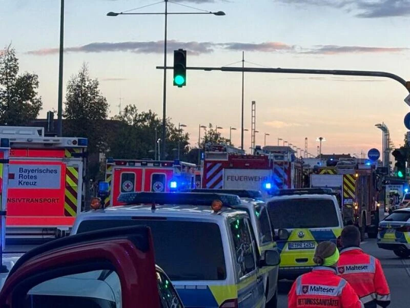 Unfall mit zwei Linienbussen in Regensburg