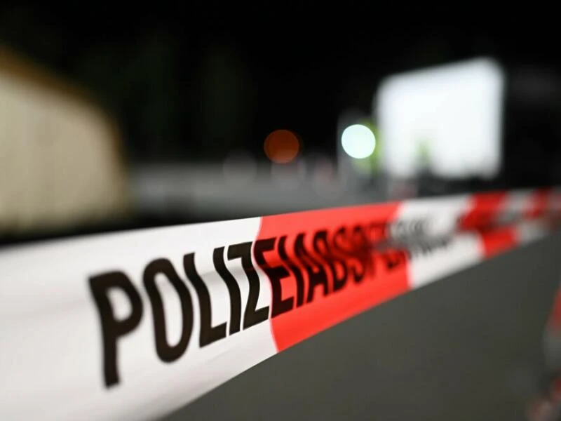 Polizeiabsperrung