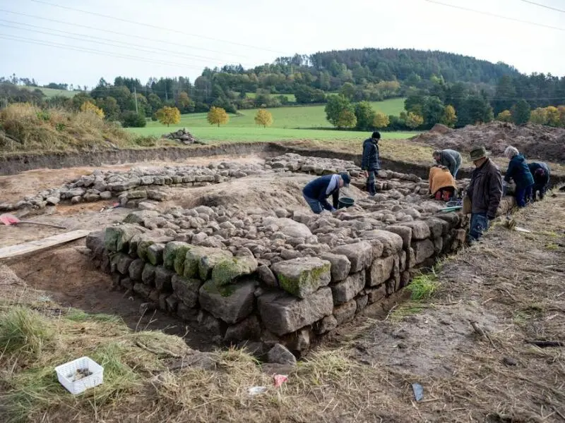 Archäologische Grabung bei Kronach