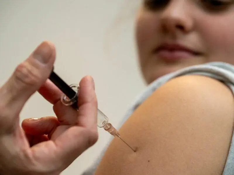 HPV-Impfung in einer Frauenarztpraxis