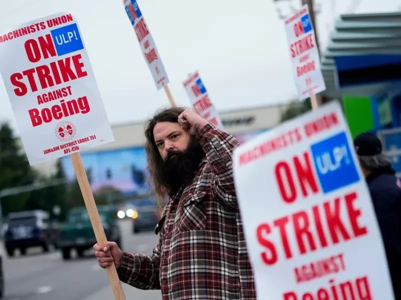 Streik bei Boeing in den USA