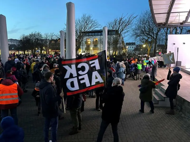 Demonstration auf Norderney