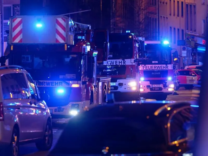 Feuer in Aachener Klinik