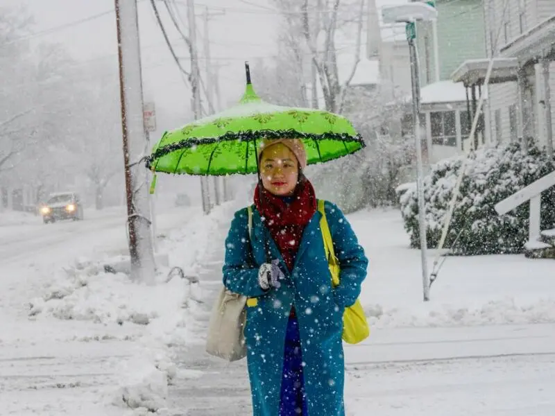 Schnee in Vermont