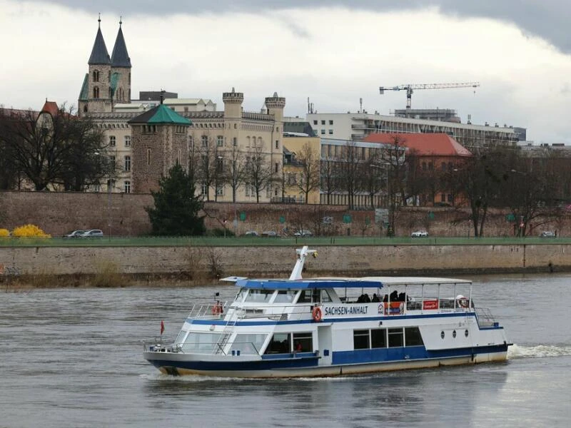 Die Elbe in Magdeburg