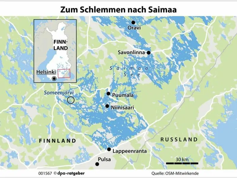 Zum Schlemmen nach Saimaa