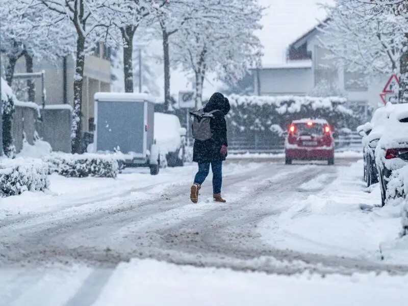 Schnee in Bayern