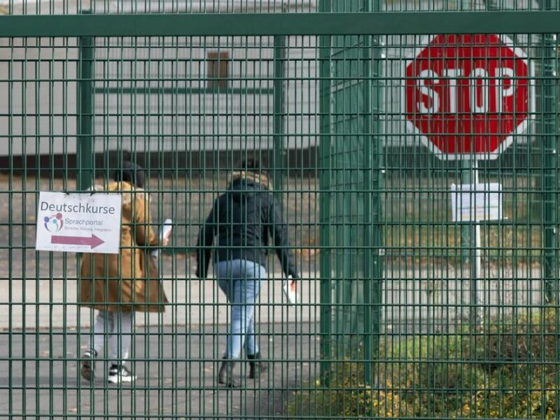 Flüchtlinge in der Erstaufnahmeeinrichtung (HEAE) in Gießen